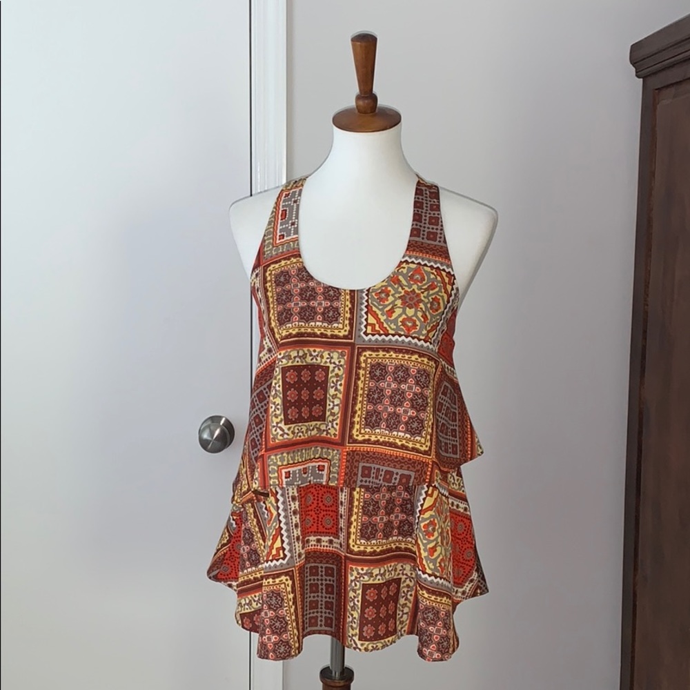 S Judith March layered Razorback top. Worn once.